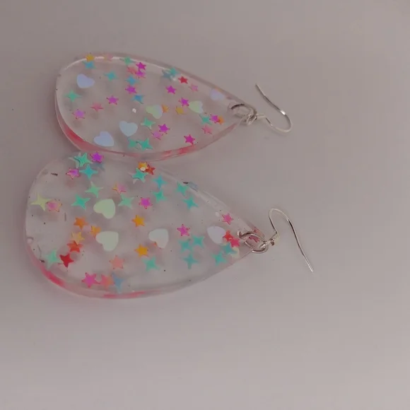 Colorful Teardrop Earrings - Picture 8 of 8